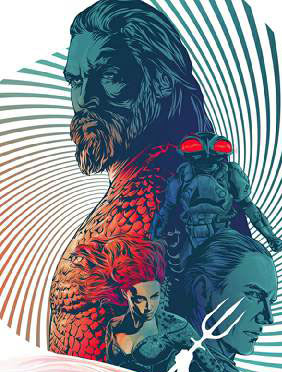 <b>《海王》劈浪斩海狂收13亿 饭制海报惊艳眼球 环保主义备受热议</b>